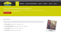 Desktop Screenshot of deklimvallei.nl