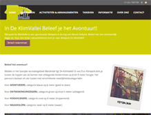Tablet Screenshot of deklimvallei.nl